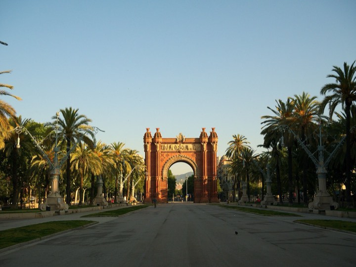 Barcelona's Arc de Triomf, built for the 1888 Universal Exposition